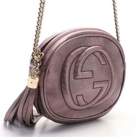 gucci soho metallic leather mini chain bag|cheapest gucci soho bag.